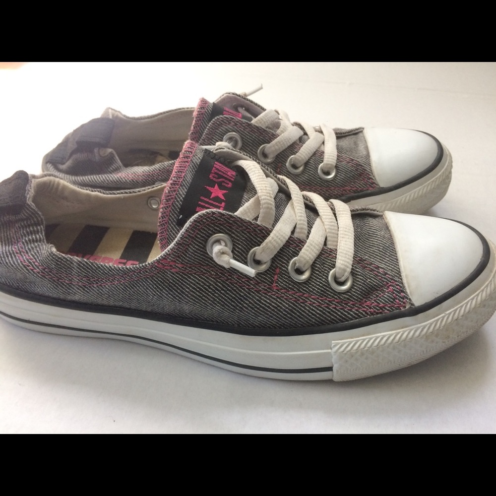 Converse woman’s slip on tennis shoes